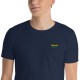Short-Sleeve Unisex Softstyle T-Shirt with Embroidered BowlsChat Name